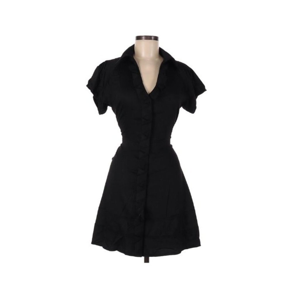 Daft Line Ruffle A-Line Dress 40/6-8